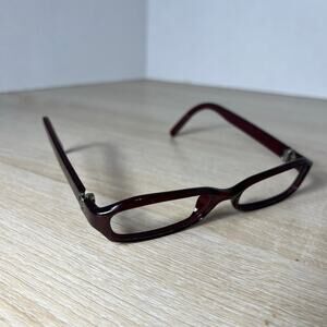 Giorgio Armani GA343 ARH Eyeglasses Dark Red Frames 52-19-130